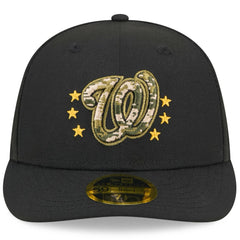 Washington Nationals 2024 Armed Forces Day Low Profile 59FIFTY Fitted Hat - Black | New Era