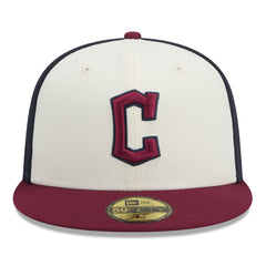 Cleveland Guardians 2024 City Connect 59FIFTY Fitted Hat - White/Red | New Era