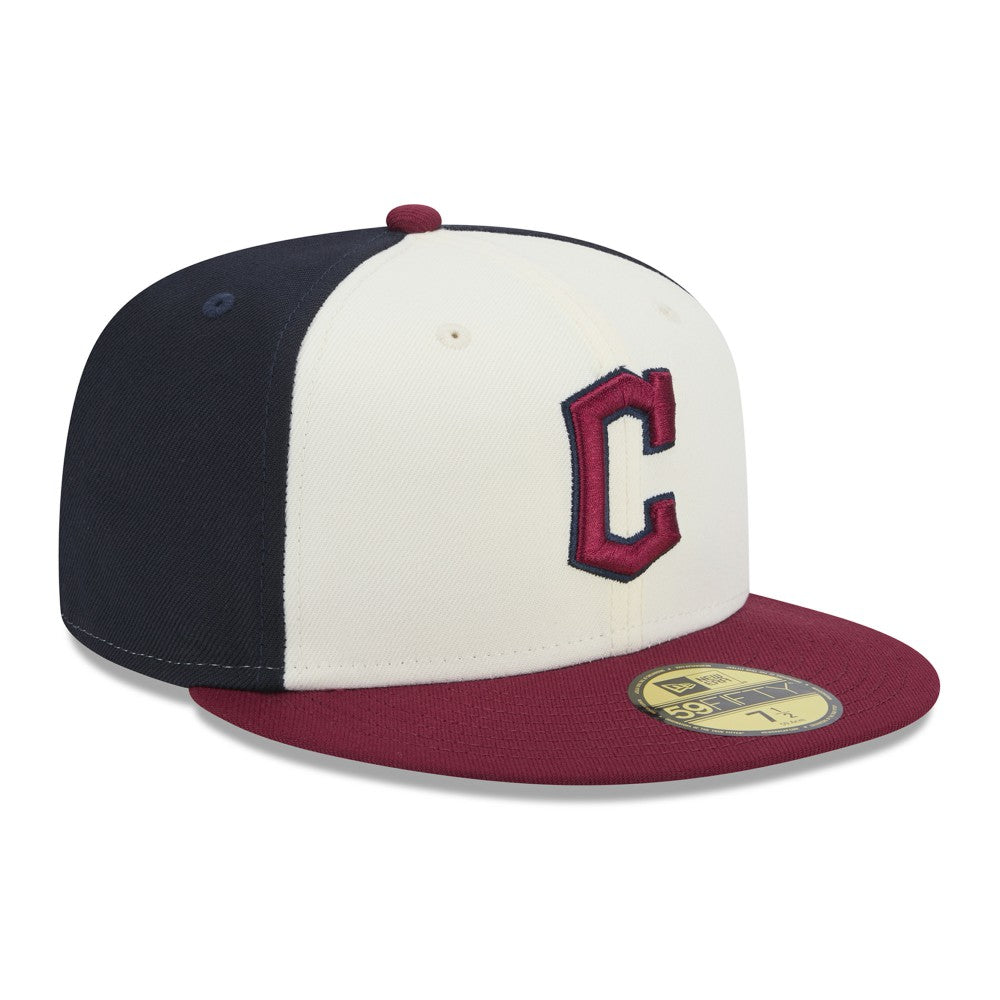 Cleveland Guardians 2024 City Connect 59FIFTY Fitted Hat - White/Red | New Era