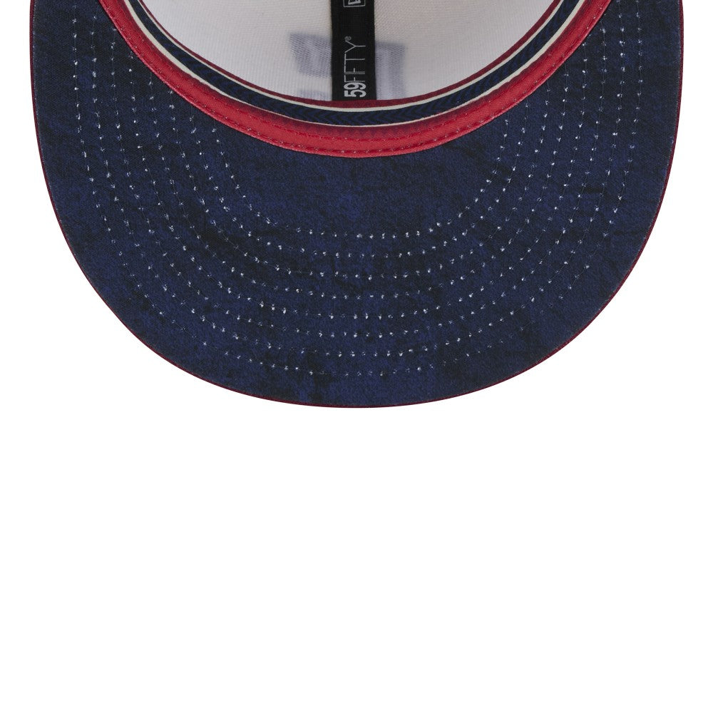 Cleveland Guardians 2024 City Connect 59FIFTY Fitted Hat - White/Red | New Era