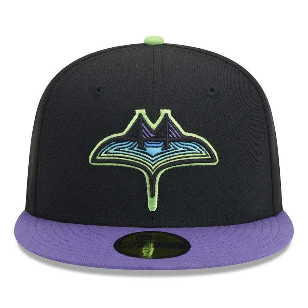 Tampa Bay Rays 2024 City Connect 59FIFTY Fitted Hat - Black | New Era