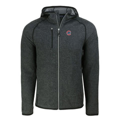 Chicago Cubs Cutter & Buck Mainsail Full-Zip Hooded Jacket - Heather Charcoal