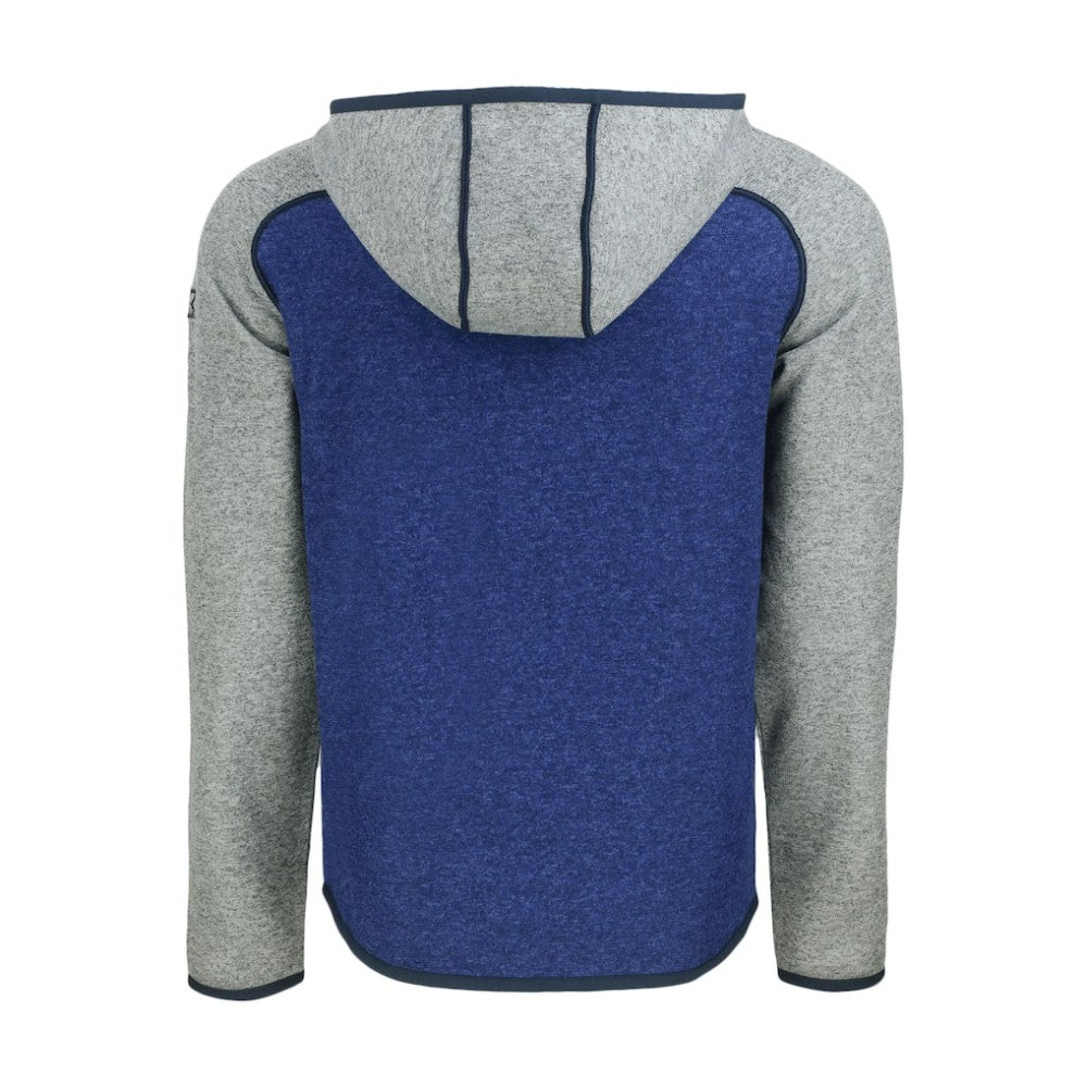 Los Angeles Dodgers Cutter & Buck Mainsail Full-Zip Hooded Jacket - Royal/Heather Gray