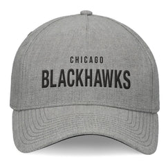 Chicago Blackhawks Fanatics Elements A-Frame Leather Strapback Hat
