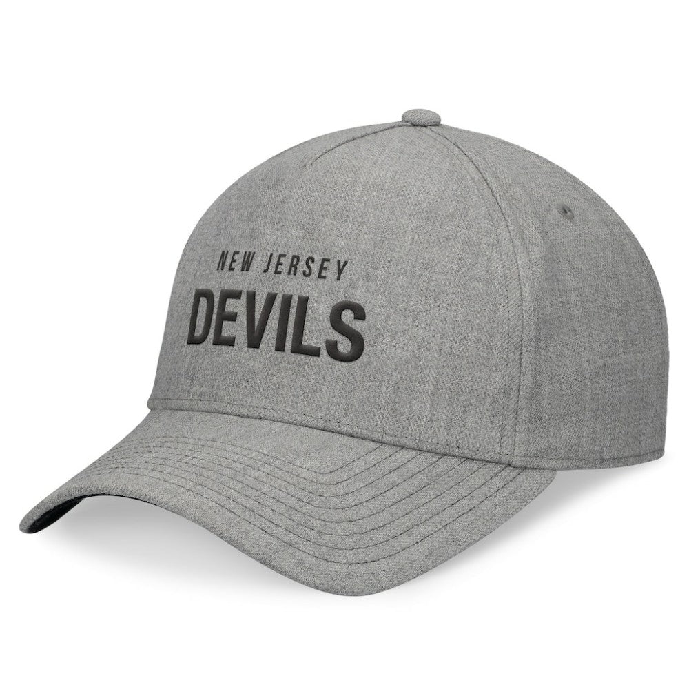 New Jersey Devils Fanatics Elements A-Frame Leather Strapback Hat