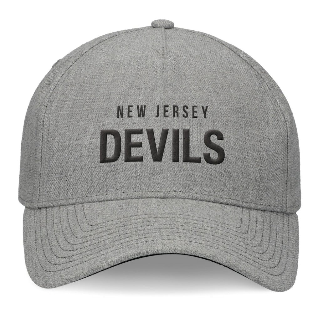 New Jersey Devils Fanatics Elements A-Frame Leather Strapback Hat
