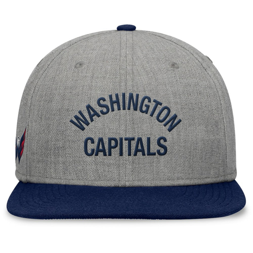 Washington Capitals Fanatics Elements Flat Brim Leather Strapback Hat