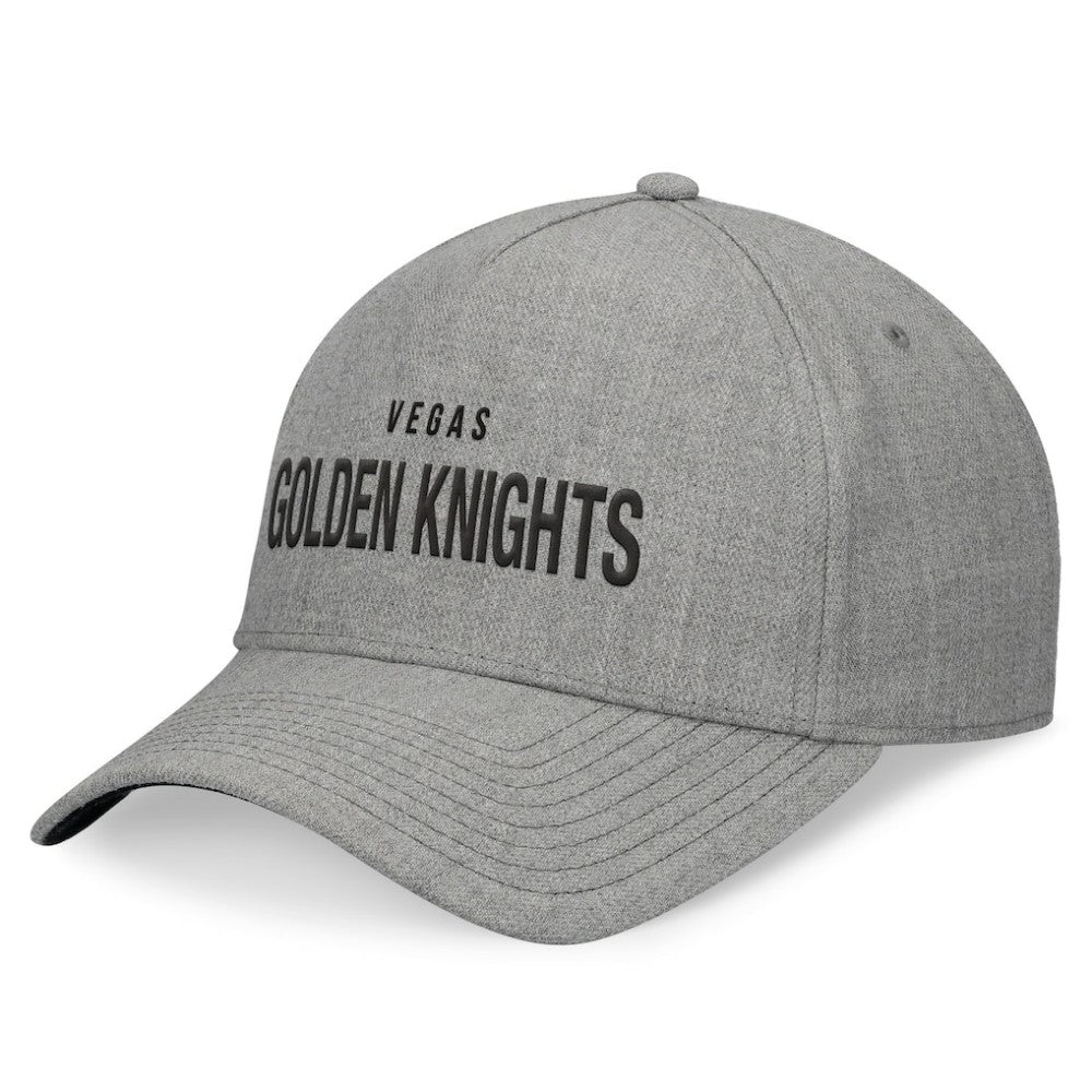 Vegas Golden Knights Fanatics Elements A-Frame Leather Strapback Hat