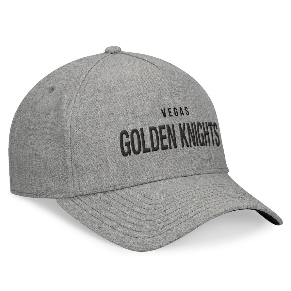 Vegas Golden Knights Fanatics Elements A-Frame Leather Strapback Hat