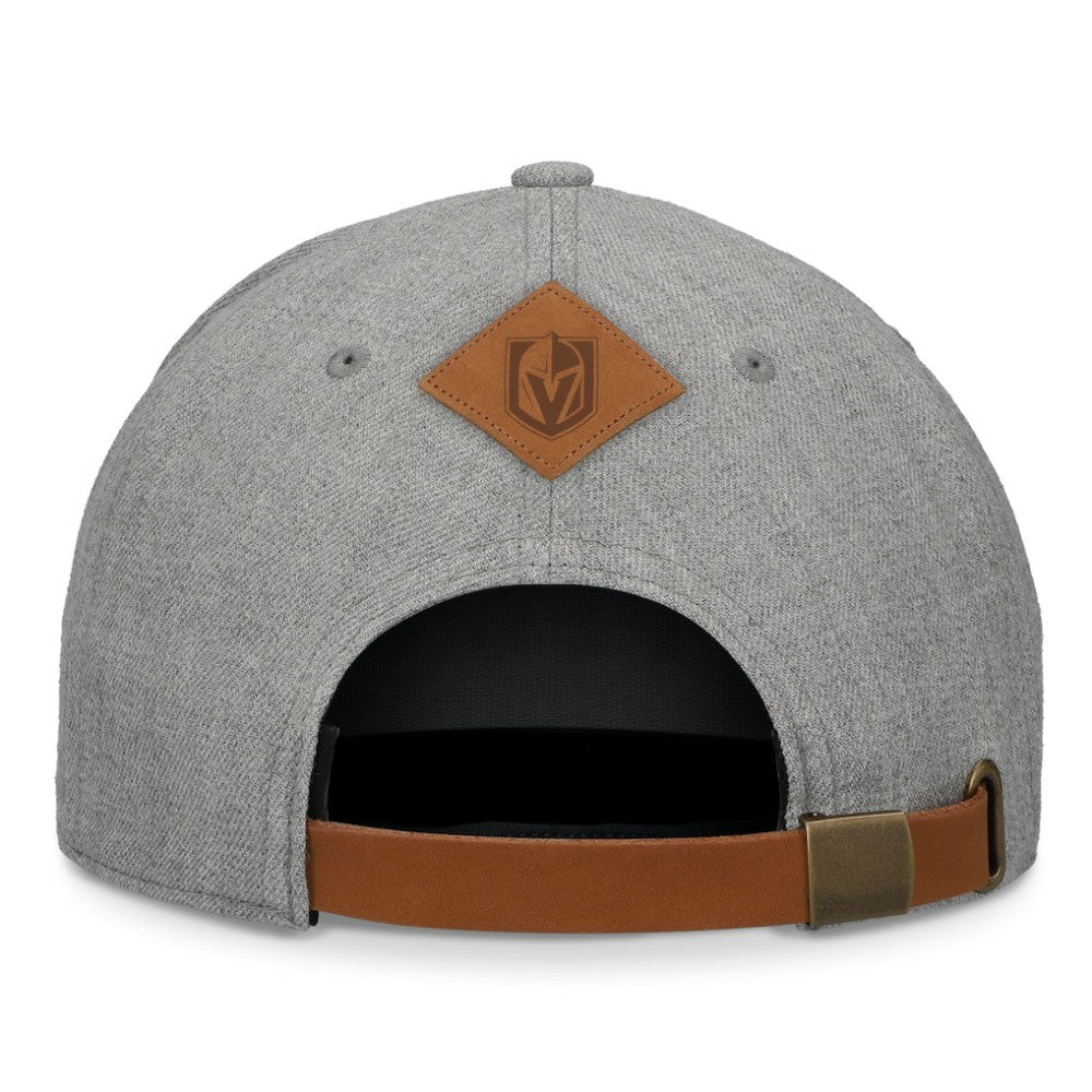 Vegas Golden Knights Fanatics Elements A-Frame Leather Strapback Hat