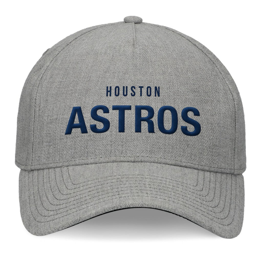 Houston Astros Elements A-Frame Structured Adjustable Hat - Heather Gray