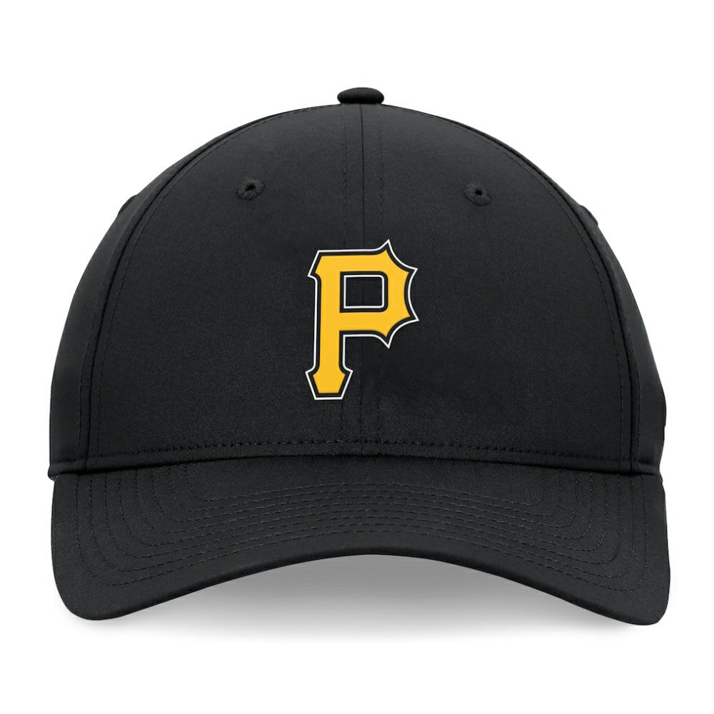 Pittsburgh Pirates Front Office Ripstop Unstructured Adjustable Hat - Black