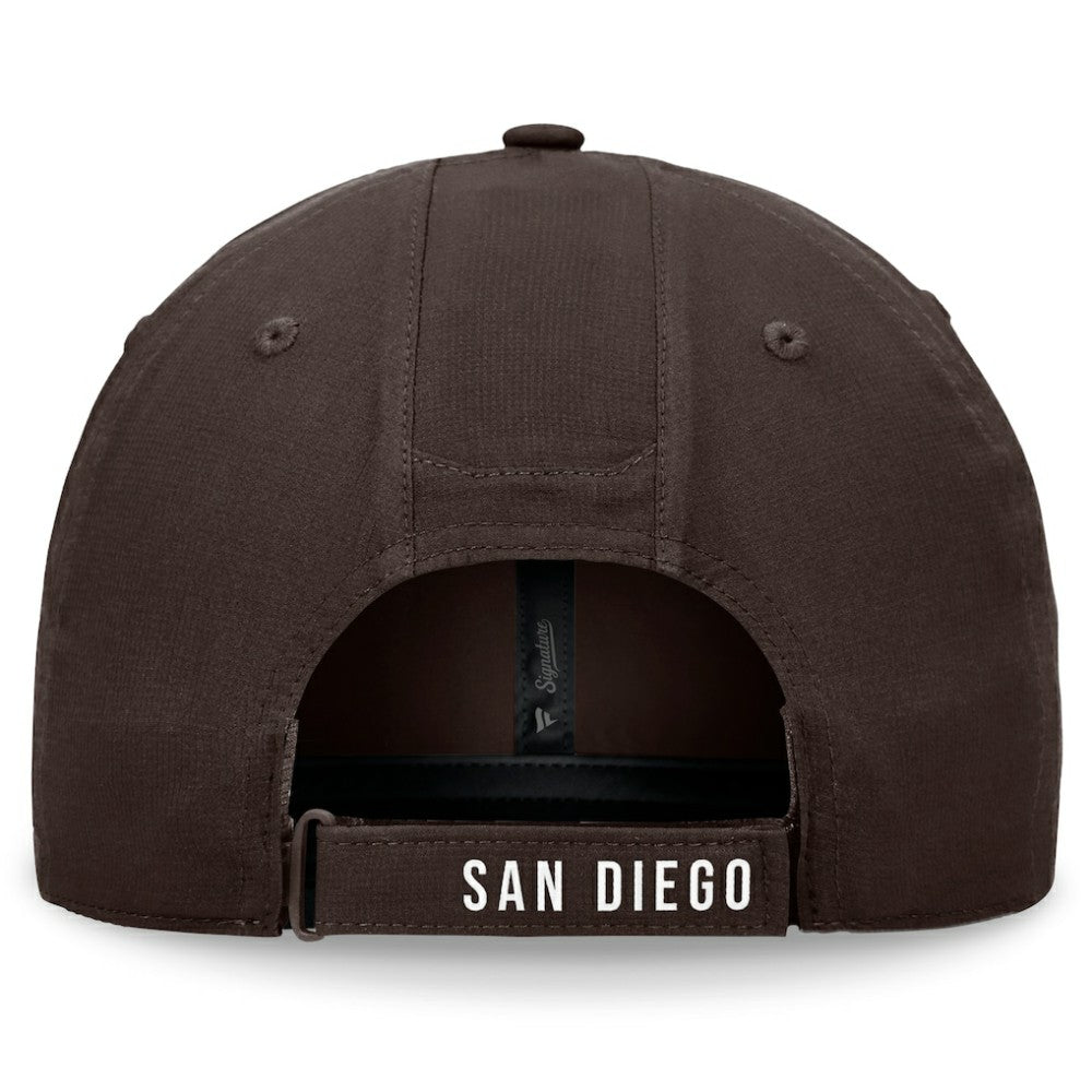 San Diego Padres Front Office Ripstop Unstructured Adjustable Hat - Brown