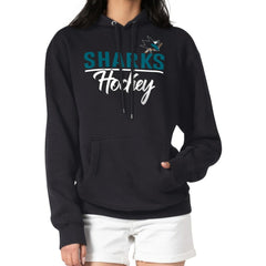 San Jose Sharks G-III 4Her by Carl Banks Women's Team Sport Tri-Blend Fleece Hoodie