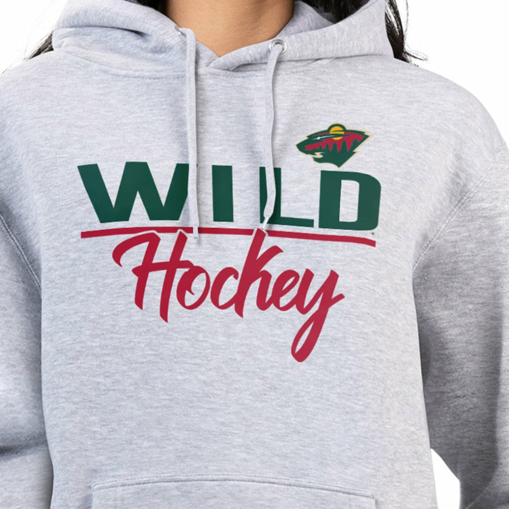 Minnesota Wild G-III 4Her by Carl Banks Women's Team Sport Tri-Blend Fleece Hoodie