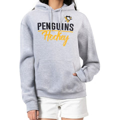 Pittsburgh Penguins G-III 4Her by Carl Banks Women's Team Sport Tri-Blend Fleece Hoodie
