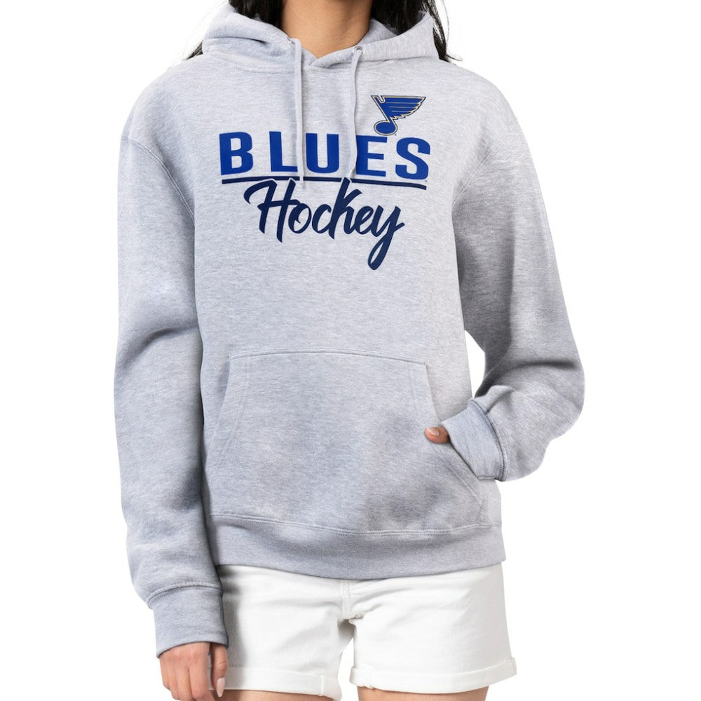 St. Louis Blues G-III 4Her by Carl Banks Women's Team Sport Tri-Blend Fleece Hoodie