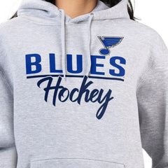 St. Louis Blues G-III 4Her by Carl Banks Women's Team Sport Tri-Blend Fleece Hoodie
