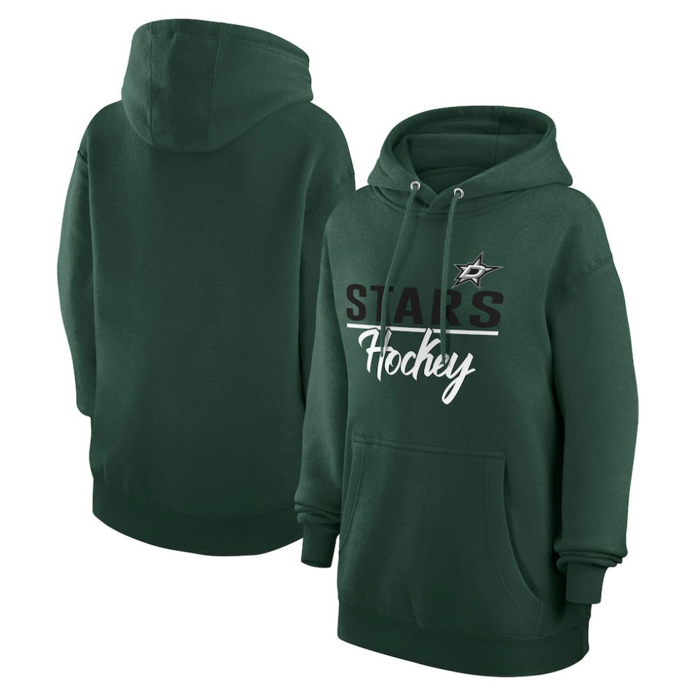 Dallas Stars G-III 4Her by Carl Banks Women's Team Sport Tri-Blend Fleece Hoodie