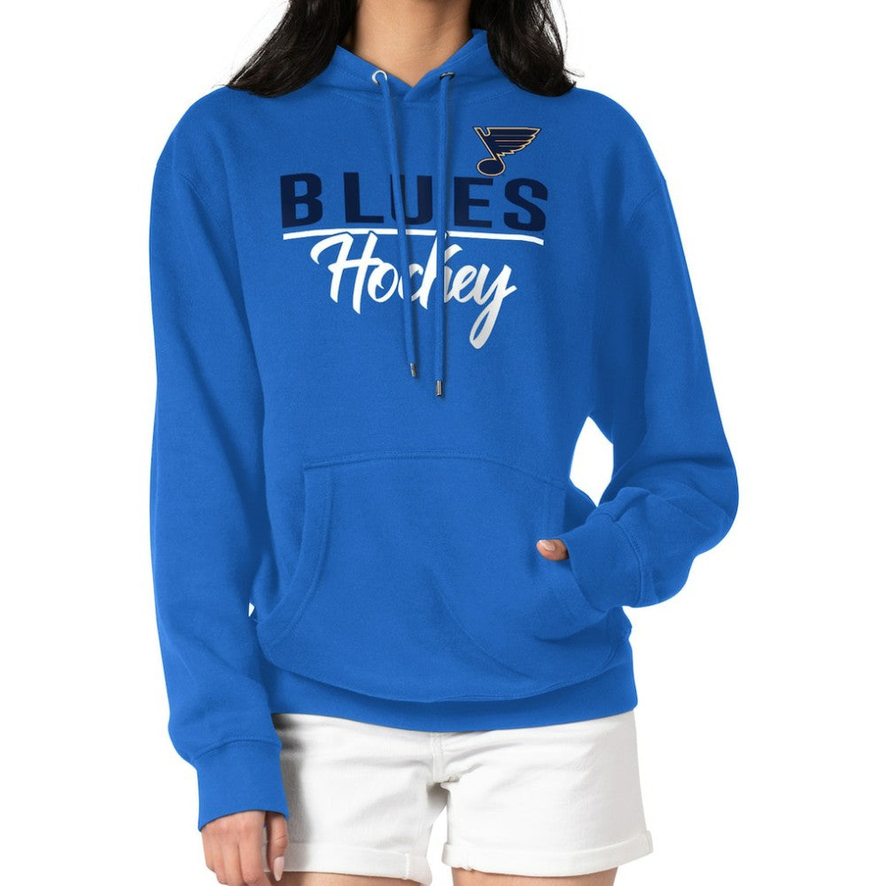 St. Louis Blues G-III 4Her by Carl Banks Women's Team Sport Tri-Blend Fleece Hoodie