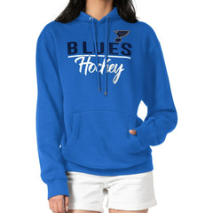 St. Louis Blues G-III 4Her by Carl Banks Women's Team Sport Tri-Blend Fleece Hoodie