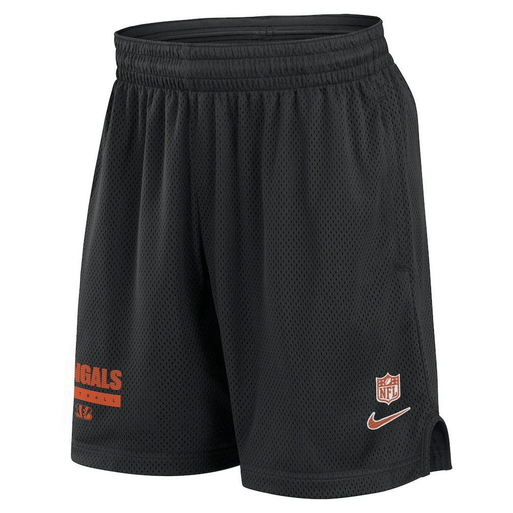 NFL Cincinnati Bengals 2024 Sideline Performance Mesh Shorts
