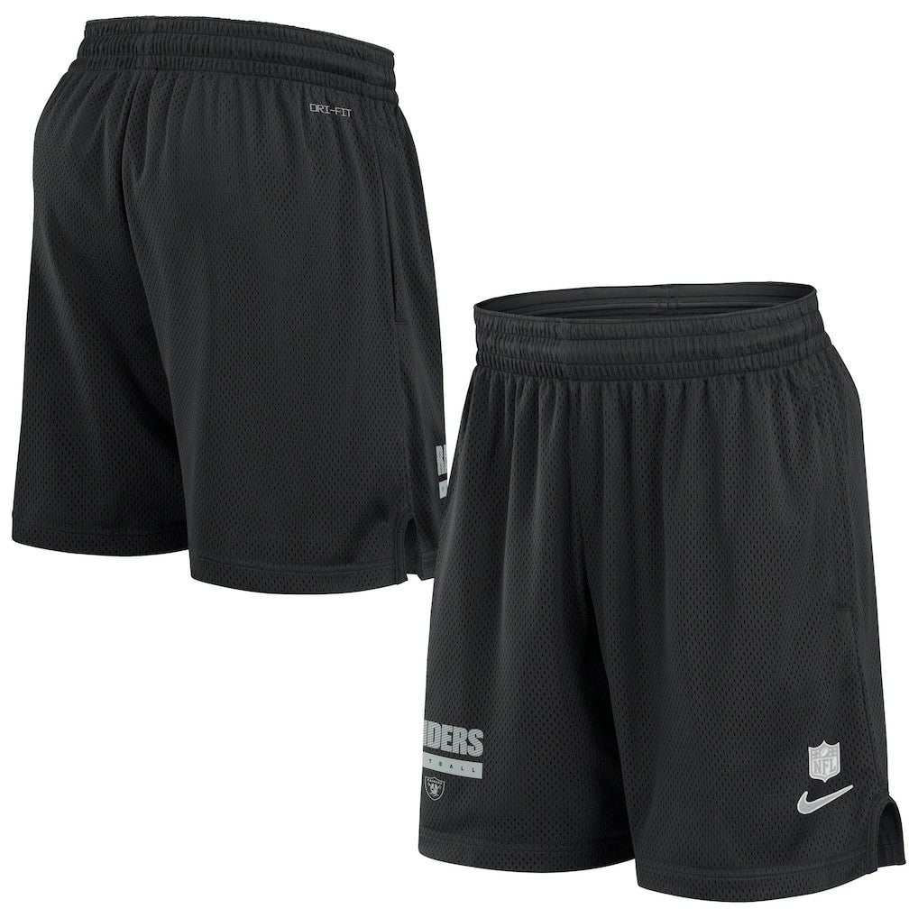 NFL Las Vegas Raiders 2024 Sideline Performance Mesh Shorts
