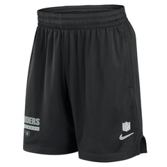 NFL Las Vegas Raiders 2024 Sideline Performance Mesh Shorts