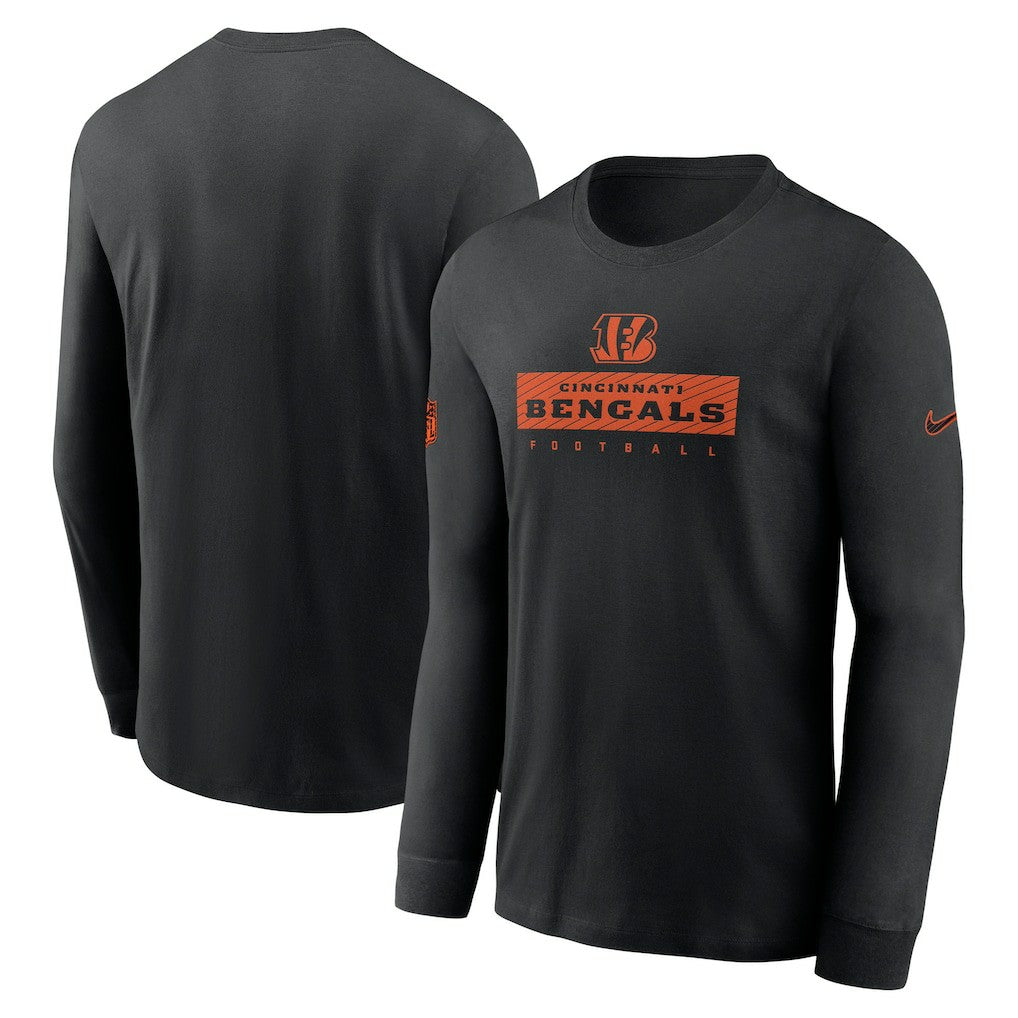 NFL Cincinnati Bengals Sideline Dri-FIT Long Sleeve T-Shirt