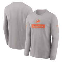 NFL Miami Dolphins Sideline Dri-FIT Long Sleeve T-Shirt