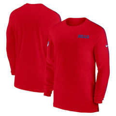 NFL Buffalo Bills Sideline Coach UV Performance Long Sleeve T-Shirt