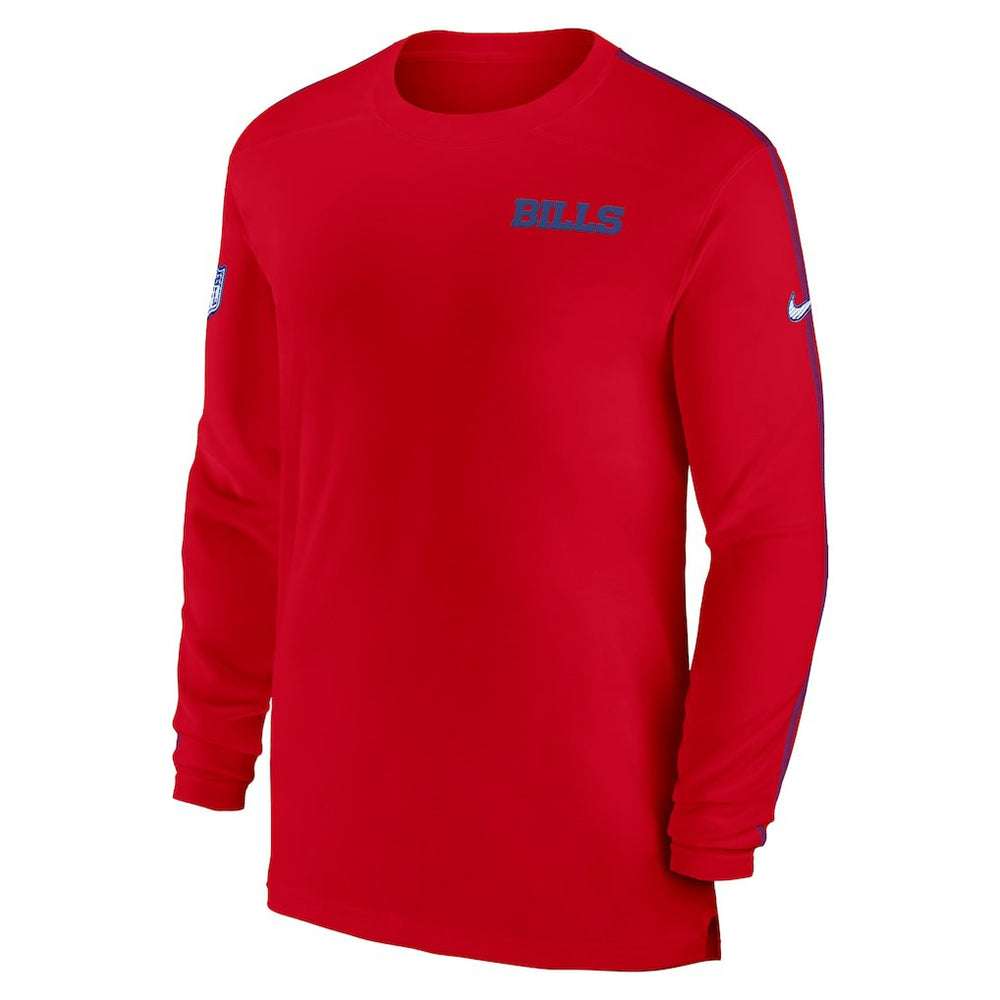 NFL Buffalo Bills Sideline Coach UV Performance Long Sleeve T-Shirt