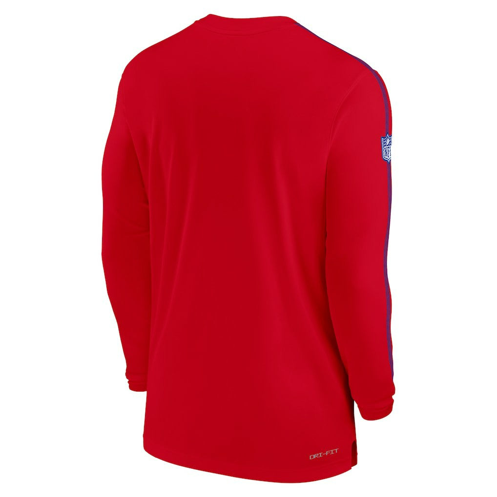 NFL Buffalo Bills Sideline Coach UV Performance Long Sleeve T-Shirt