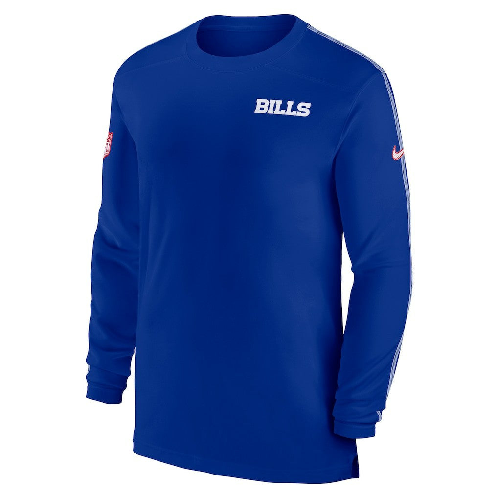 NFL Buffalo Bills Sideline Coach UV Performance Long Sleeve T-Shirt