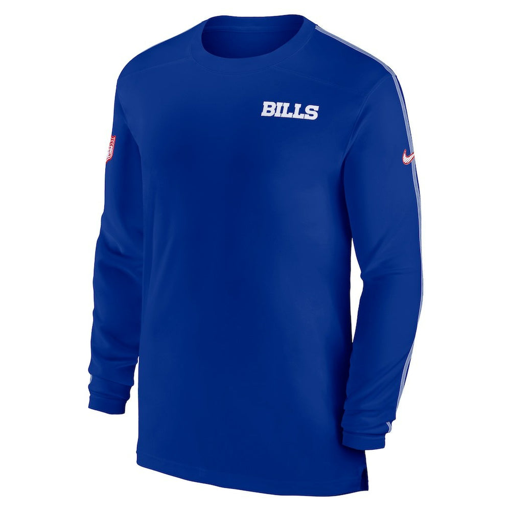 NFL Buffalo Bills Sideline Coach UV Performance Long Sleeve T-Shirt