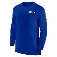 NFL Buffalo Bills Sideline Coach UV Performance Long Sleeve T-Shirt