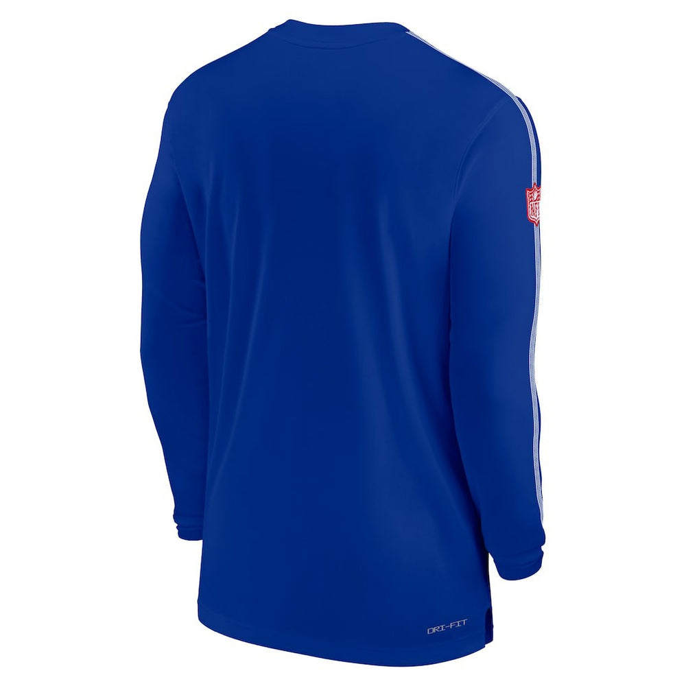 NFL Buffalo Bills Sideline Coach UV Performance Long Sleeve T-Shirt