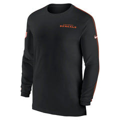 NFL Cincinnati Bengals Sideline Coach UV Performance Long Sleeve T-Shirt