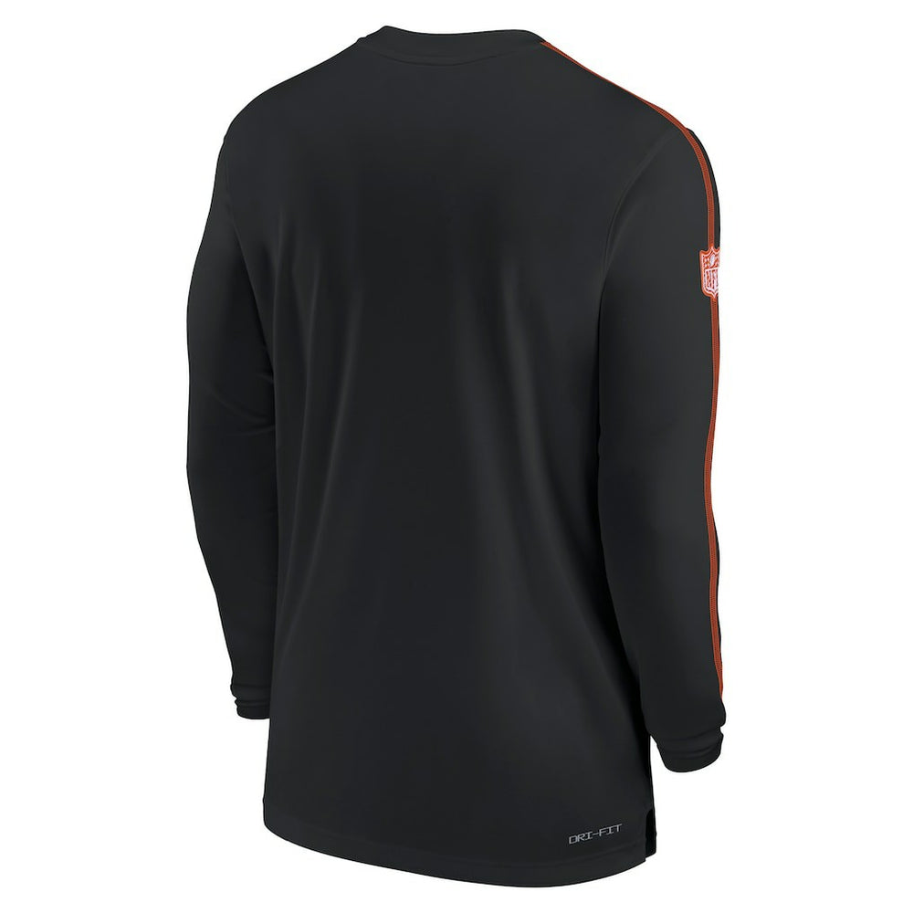 NFL Cincinnati Bengals Sideline Coach UV Performance Long Sleeve T-Shirt