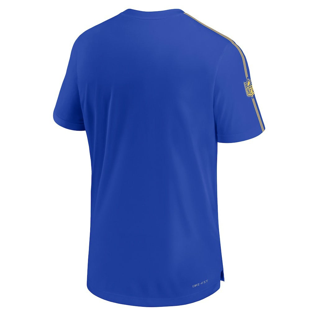 NFL Los Angeles Rams 2024 Sideline Coach UV Performance T-Shirt