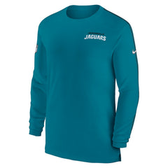 NFL Jacksonville Jaguars Sideline Coach UV Performance Long Sleeve T-Shirt