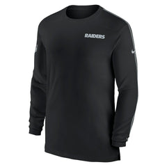 NFL Las Vegas Raiders Sideline Coach UV Performance Long Sleeve T-Shirt
