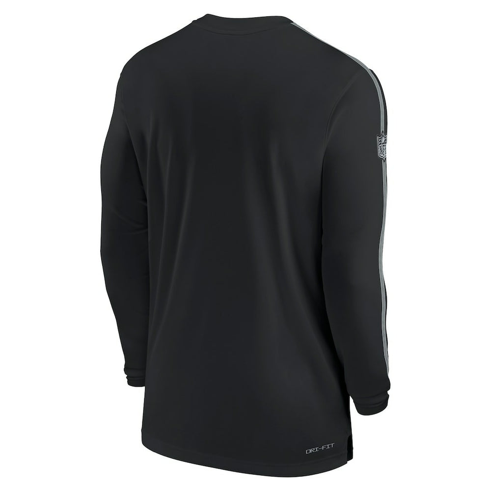 NFL Las Vegas Raiders Sideline Coach UV Performance Long Sleeve T-Shirt