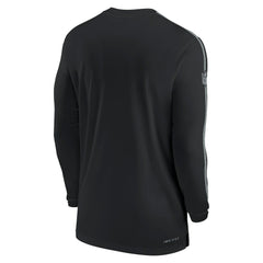NFL Las Vegas Raiders Sideline Coach UV Performance Long Sleeve T-Shirt