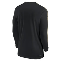 NFL New Orleans Saints Sideline Coach UV Performance Long Sleeve T-Shirt