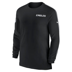NFL Philadelphia Eagles Sideline Coach UV Performance Long Sleeve T-Shirt
