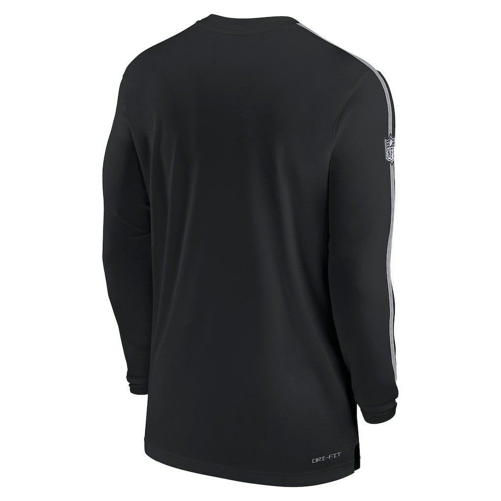 NFL Philadelphia Eagles Sideline Coach UV Performance Long Sleeve T-Shirt