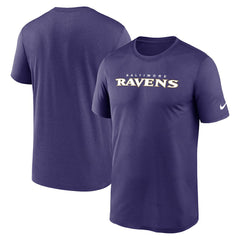 NFL Baltimore Ravens Primetime Legend Wordmark Performance T-Shirt