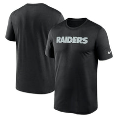 NFL Las Vegas Raiders Primetime Legend Wordmark Performance T-Shirt