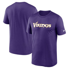 NFL Minnesota Vikings Primetime Legend Wordmark Performance T-Shirt